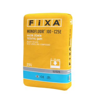 FİXA MONOFLOOR 100 C25E Hazır Zemin Tesviye Şapı
